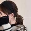 Vintage Solid Soft Cotton Hairband For Women Girls Sweet Hair Ornament Hoop Fashion Hair Accessories