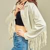 Uxcell 2 Yards 4" PU Leather Fringe Trim, Double-Sided Leather Lace Tassel Fringe for DIY Sewing Dress Craft Skirt Decoration, Coffee Brown