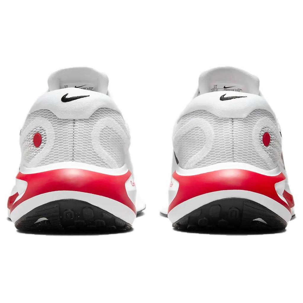 Nike Journey Run White Fire Red Men Sneakers Cement-Grey Black FN0228-103