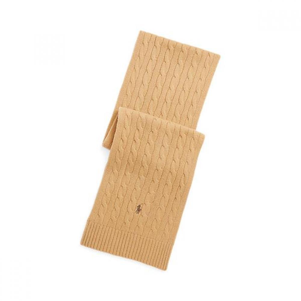 Polo Ralph Lauren Men Cable Knit Wool Blend Scarf Mapohgs0j320515260 ONE