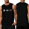Men's Oktoberfest Printed Sleeveless Tank Top - Loose Fit Casual Summer Shirt for Beach and Daily Wear - Comfortable Relaxed , Perfect for Parties