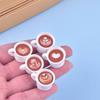 10 Pcs Creative Simulation Mini 3D Latte Coffee Cup Micro Landscape Decoration DIY Scale Ornaments Handmade Doll Accessories