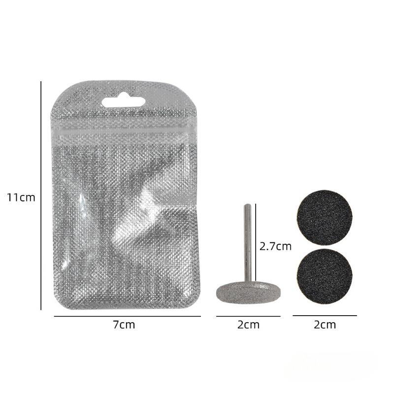 Nail Diamond Metal Drill Bits Disc Bit Dead Skin Callus Electric Foot File Callus Remover Shaft for Nail Salon Grinding Head New