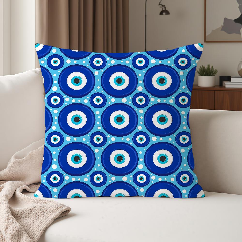 Böses Auge Kunst Kissenbezug Geeignet für Schlafzimmer Wohnzimmer Autos Heimdekoration