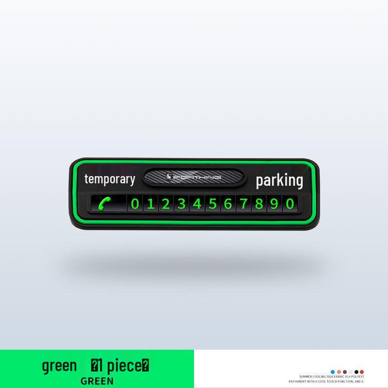 Luminous Temporary Parking Number Plate for Xinghai S7 Yacht, Lingzhi V9 M5 - Creative Car Card for Fresh Air