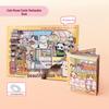 June 1st Children's Day Gift: 3D Advanced Magnetic Quiet Book for Girls with Stickers