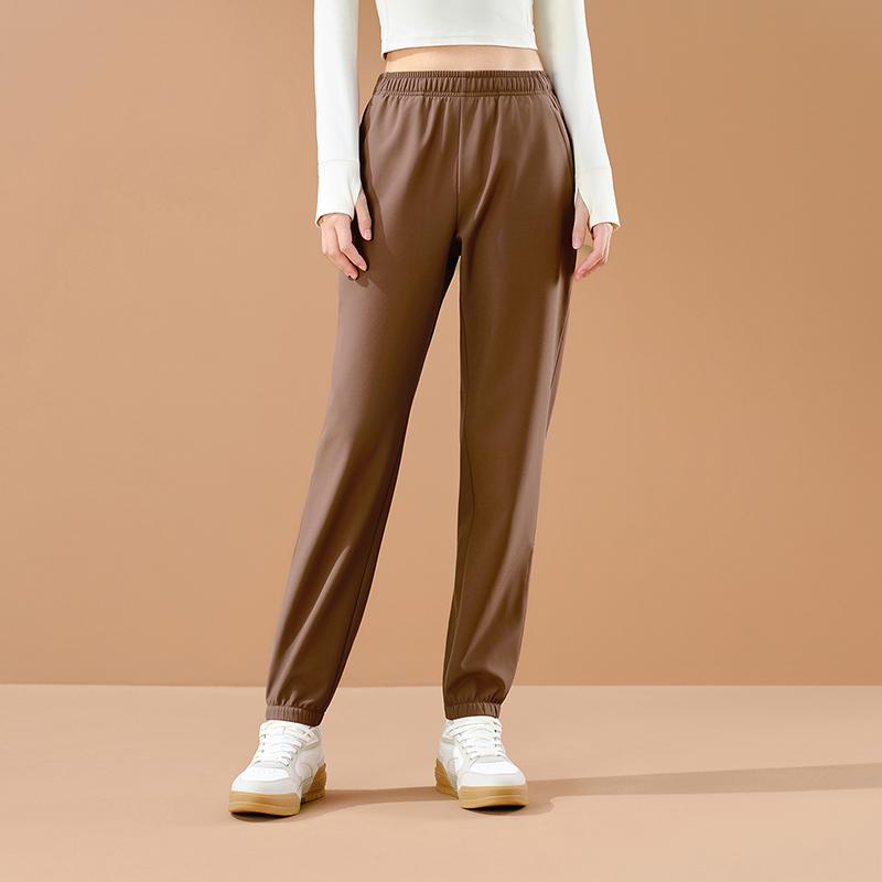 Anta Outdoor Hiking Urban Commuting Sports Simple Comfortable Water-Resistant Wrinkle-Resistant Straight-Leg Fleece Woven Casual Pants 962547502N-1