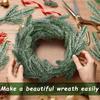 50/5x Artificial Green Pine Branch Leaves Christmas Decoration Xmas Tree Home Room Decor New Year Christmas Garland Accessory