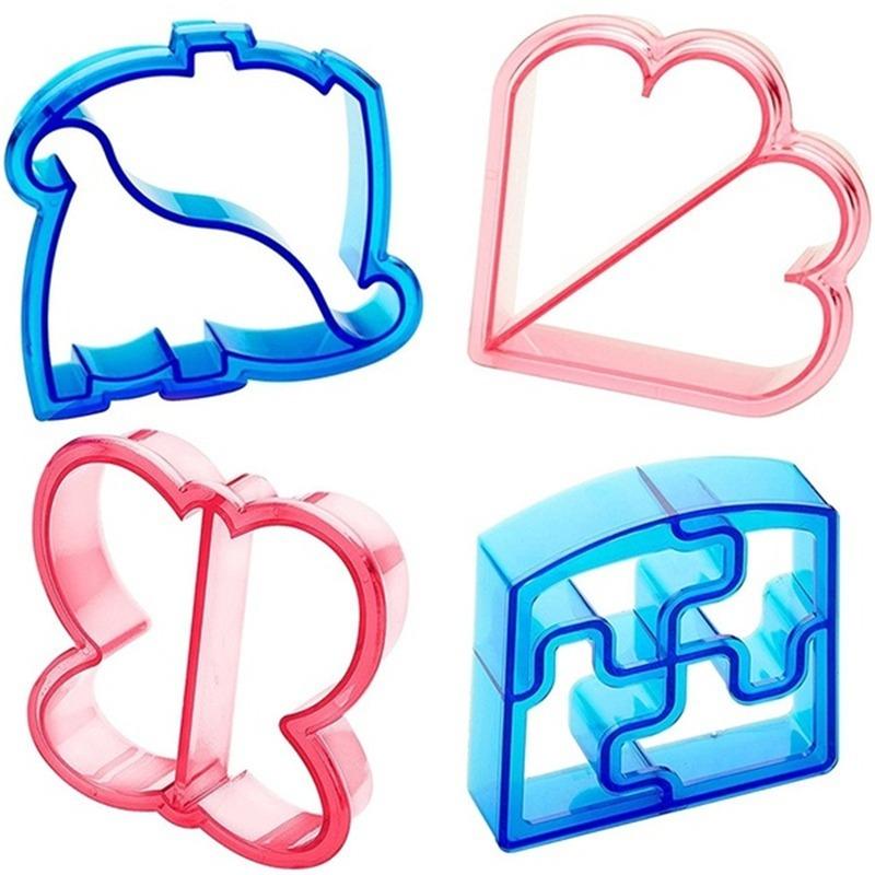 Cute DIY Sandwich Cookie Cutters Creative DIY Funny Shaped Bread Maker Cutting Tools for Kids Boys Girls