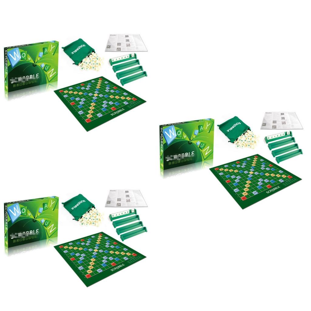 Klassisches Scrabble Original Wortbildungs-Brettspiel für Familienspaß und Lernen