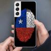 Chile Flag Phone Case For Samsung Galaxy S25 S24 S23 S22 Ultra S21 S20 FE S10 Plus S10E + S25U Soft Cover Shell