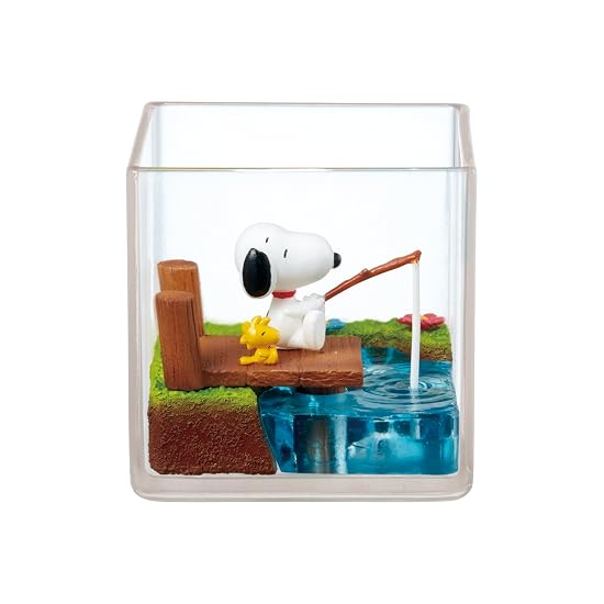 Snoopy & Woodstock Happy Terrarium BOX Product, 1 BOX = 6 pieces, 6 types in total