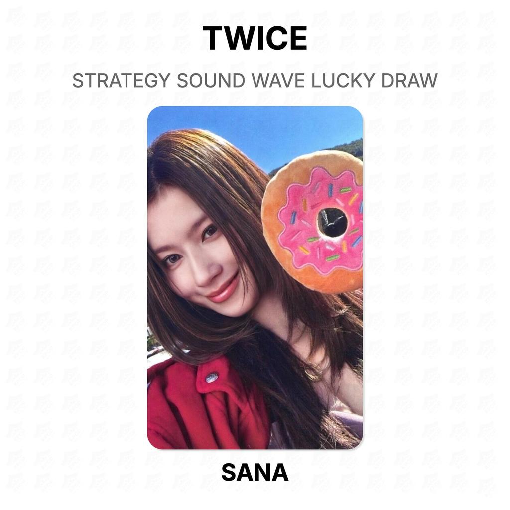 Twice STRATEGY ONDA SONORA SORTEIO OFICIAL Fotocarteira Oficial