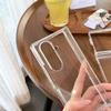 Transparent Full Protector Acrylic Case for Samsung Galaxy Z Fold 7 6  4 3 zfold fold7 Hard Hinge Shockproof Clear Slim Cover