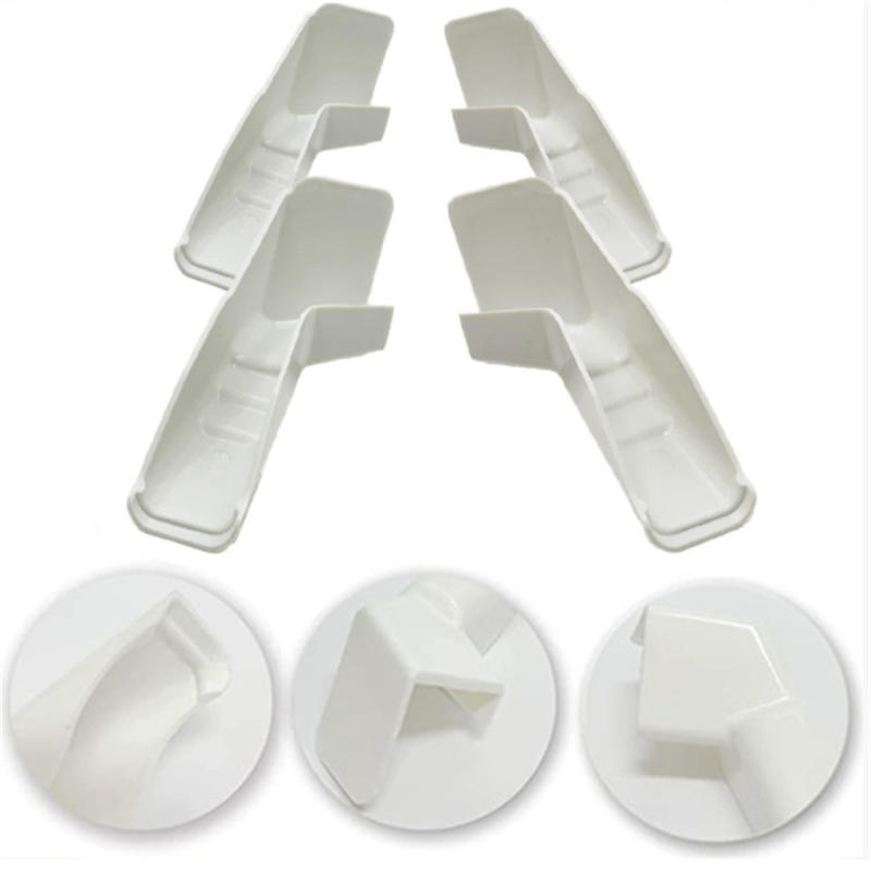 RV Dachwasserkanal RV Dachrinnenablauf Mini-Dachrinnen für Pavillon RV Dach Tropfkante Dachrinnenverlängerung leitet Regenwasser ab 1 Stück