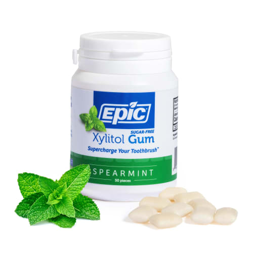 Xylitol Gum, Spearmint 50 Ct by Epic Dental
