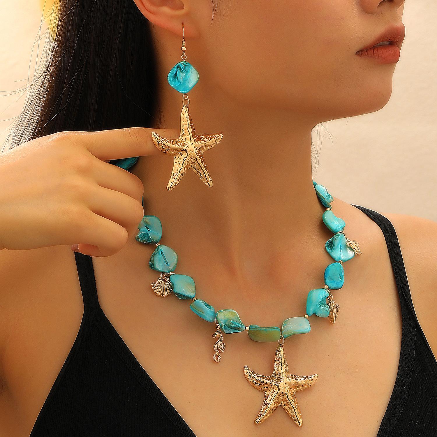 

Модні висячі сережки для жіночого комплекту прикрас зелений