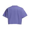 Under Armour Round Neck Pullover Letter Print Drop Shoulder Short Sleeve T-Shirt Women T-Shirt Starlight-Purple 1383050-561