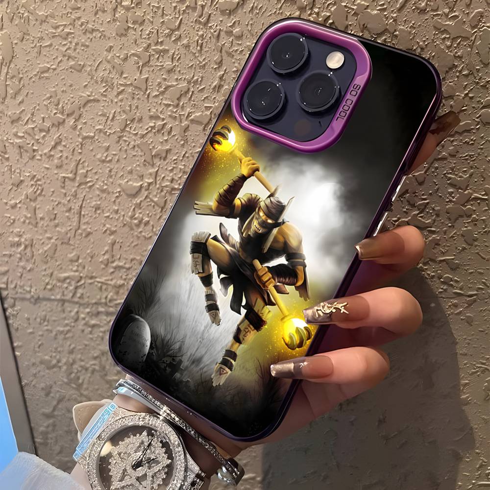 D-Dota 2 Cool Game Phone Case For iPhone 17,16,15,14,13,12,11,Pro,XS,Max,Plus,Mini,SE4,E Purple Matte Shockproof Cover iPhone17Promax