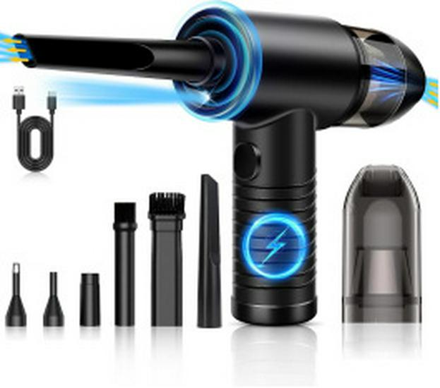 High-Power Wireless Car & Keyboard Vacuum Cleaner with USB Charging