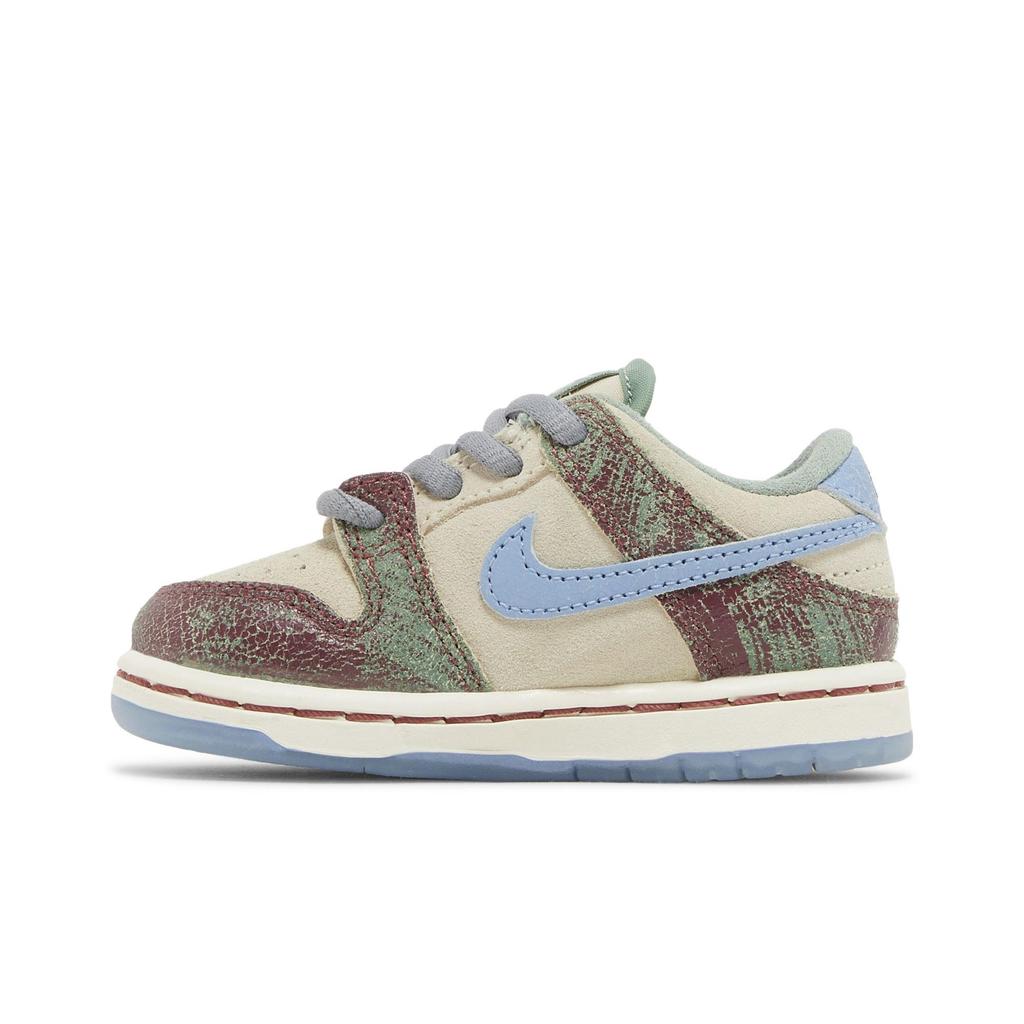 Nike Dunk Low SB Toddler (Unisex) Sail / Light Blue / Cedar Toddler Shoes FQ8205 300