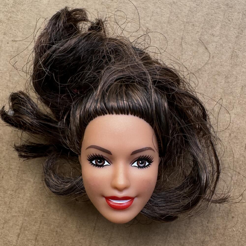 1/6 Doll Heads Rare Face White Beige Brown Skin Tone