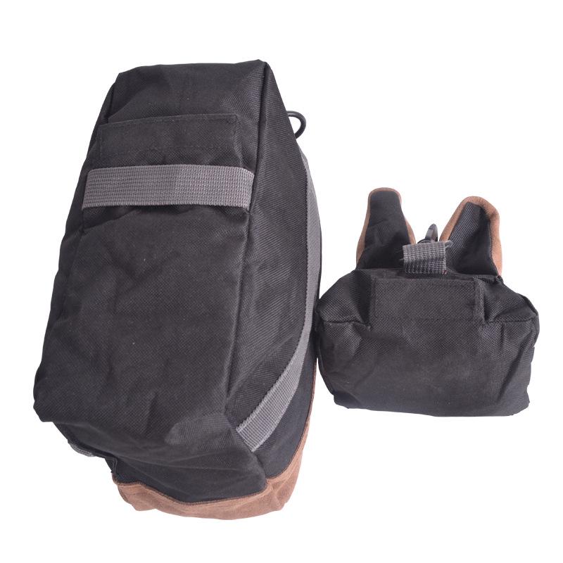 Camouflage Outdoor Cowhide Gun Rest Tactical Sandbag for Shooting and Military Enthusiasts