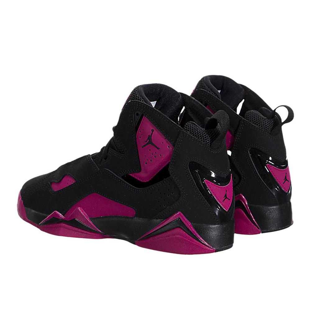 (GS) Air Jordan True Flight 'Negro Rosa Deportivo' Infantil 342774-006