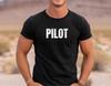 Pilot Flight Crew T-Shirt, Aviation Crew Shirt, Stewardess Uniform Inspired, Unique Gift for Flight Attendant & Aviation Enthusiasts