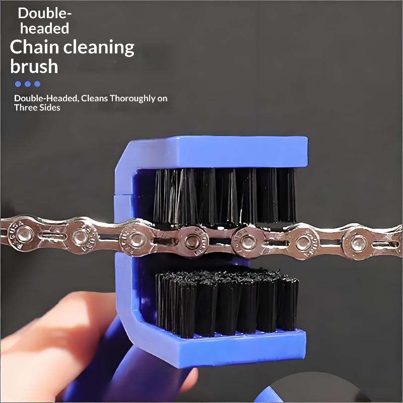 Motorcycle Chain Brush Cleaner Plastic Bicycle/Moto Brush Clean Chain Cleaner Outdoor Scrubber Road Care Tools Motorcycle Parts