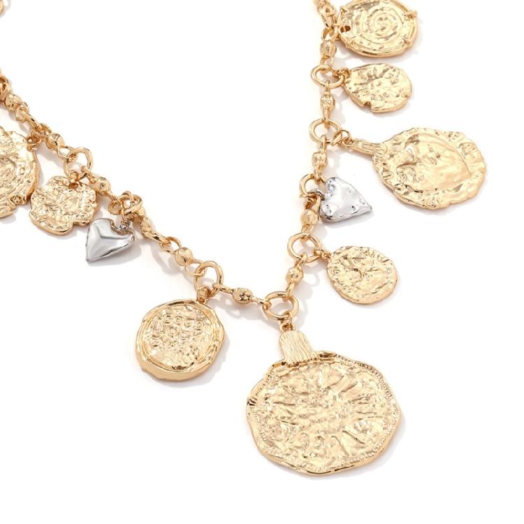 Robuste Legierung gefertigte Liebesherz-Anstecknadel-Anhänger-Halskette mit poliertem Finish Tragbares Accessoire für jeden Anlass