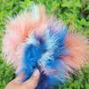 50Pcsdiy Color Feather Full Fleece Turkey Feather Clothing Antique Headdress Pet Toy Handicraft Decoration