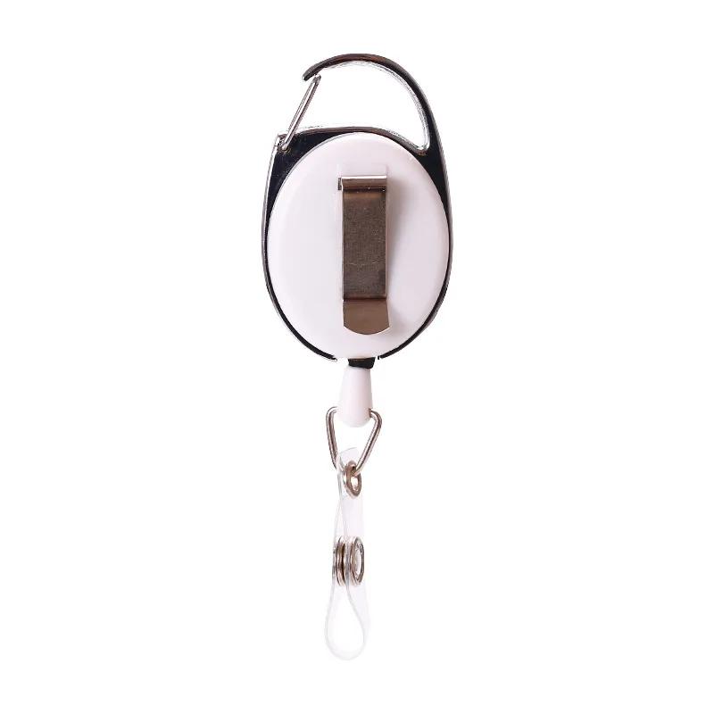 Transparent Card Holder Nurse Retractable Badge Reel Clip Business Card Holde Work Lanyard ID Name Card Cover Case Accessories