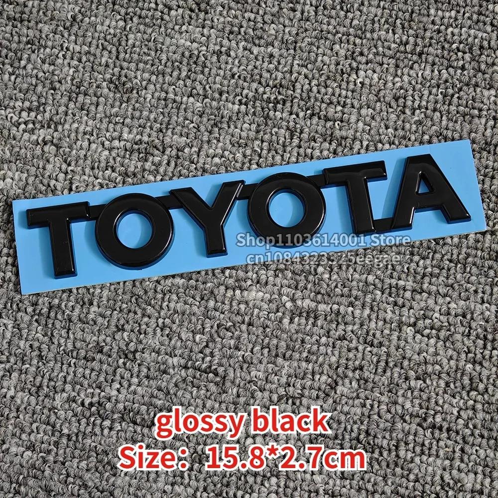 Trunk Rear Letter Badge Emblem for Toyota Replacement RAV4 Corolla Camry Prado REIZ CHR 86  Avalon Highlander Verso Tacoma