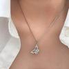 Love Heart/Butterfly/Star Necklace Geometric Pendant Clavicle Chain Adjsuatble Neckwear Fashionable Jewelry Pieces