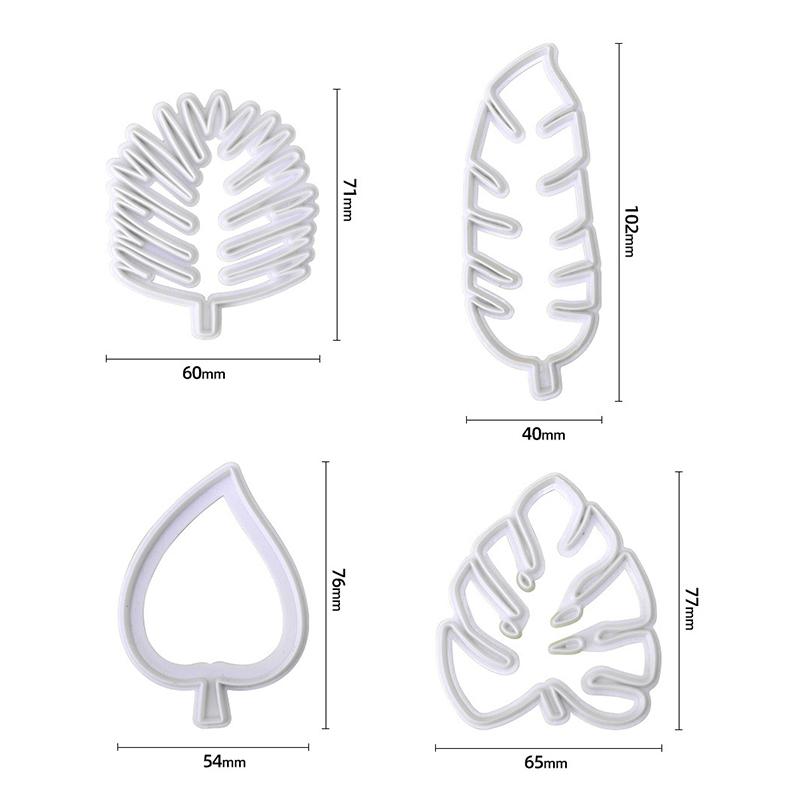 

Monstera Deliciosa Palm Leaf Cutter Gum Paste Flowers Cake Decoration Cutter Fondant Mold Sugar Tools