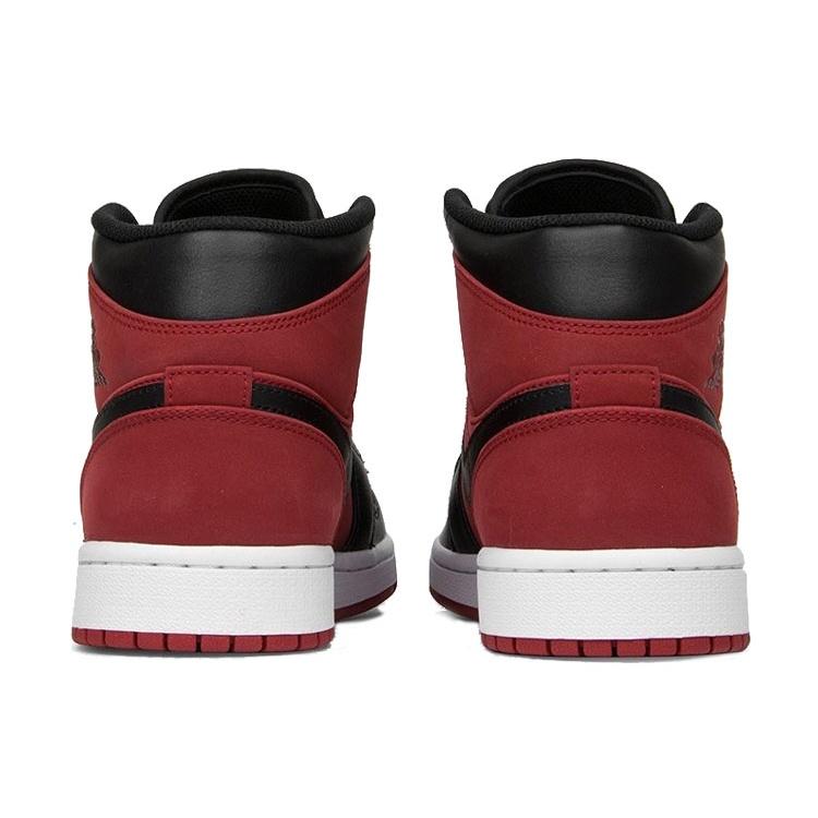 Air Jordan 1 Mid 'Reverse Banned Gym Red Black' Męskie 554724-610