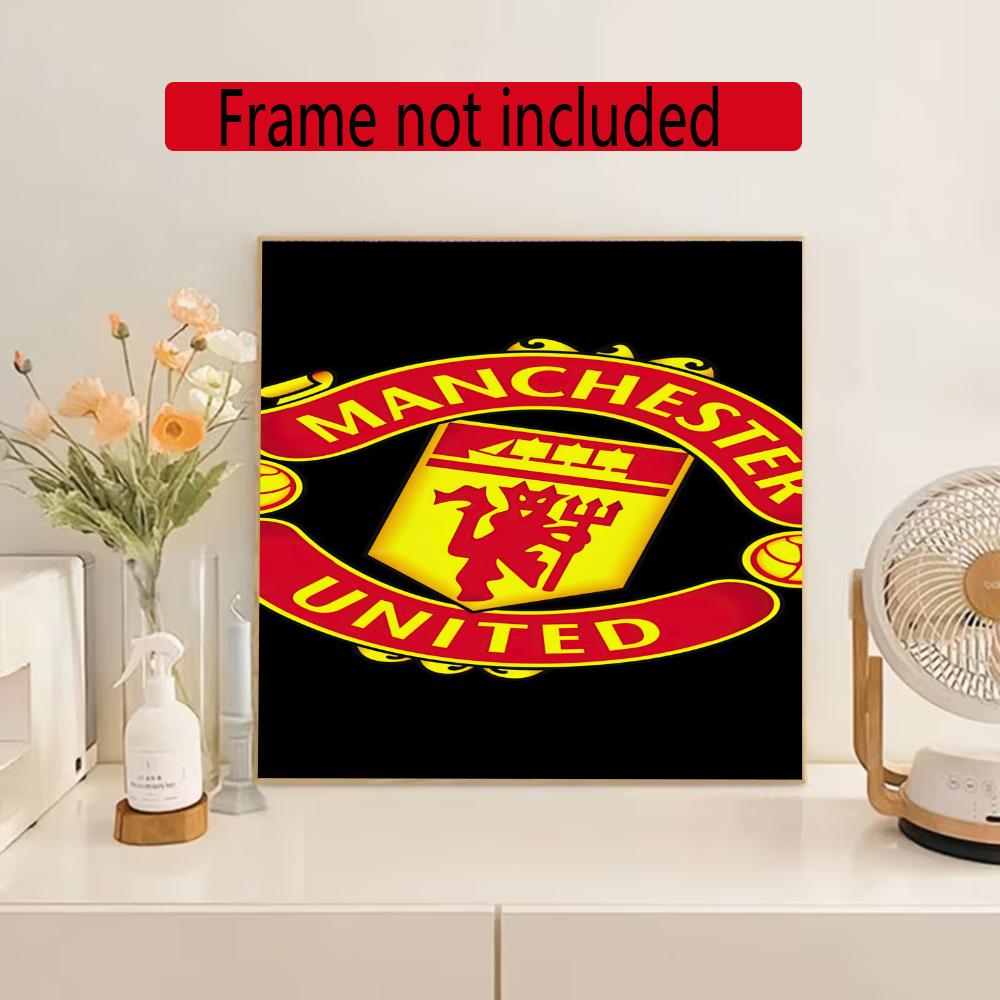 Manchester Diamond Painting Round Diamond Mosaic Rhinestones Diamond Embroidery Craft Kit Wall Decor Without Frame