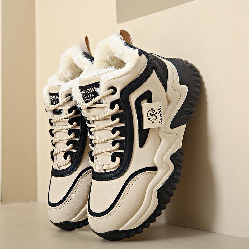 

2026 Women Platform Shoes Height Increasing Chunky Sneakers High Quality Female Vulcanized Shoes Sneakers Casual Ladies Trainers 35 чёрный