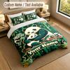 Bear Panda Theme Personalized 3Pcs Bedding Set Custom Text & Name 1 Sheet 2 Pillowcases Household Bedding 1pc