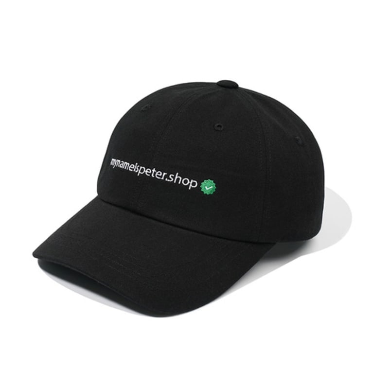 MY NAME IS PETER PETER.SHOP BALL CAP - BLACK