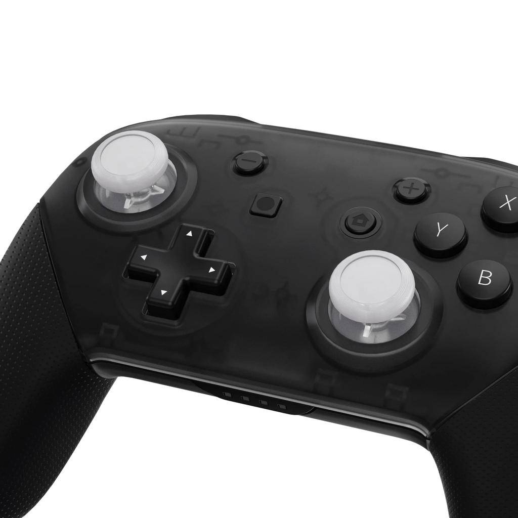 eXtremeRate ThumbsGear Interchangeable Ergonomic Thumbsticks Compatible with Switch Pro Controller 3 Height Domed and Concave Grip Adjustable
