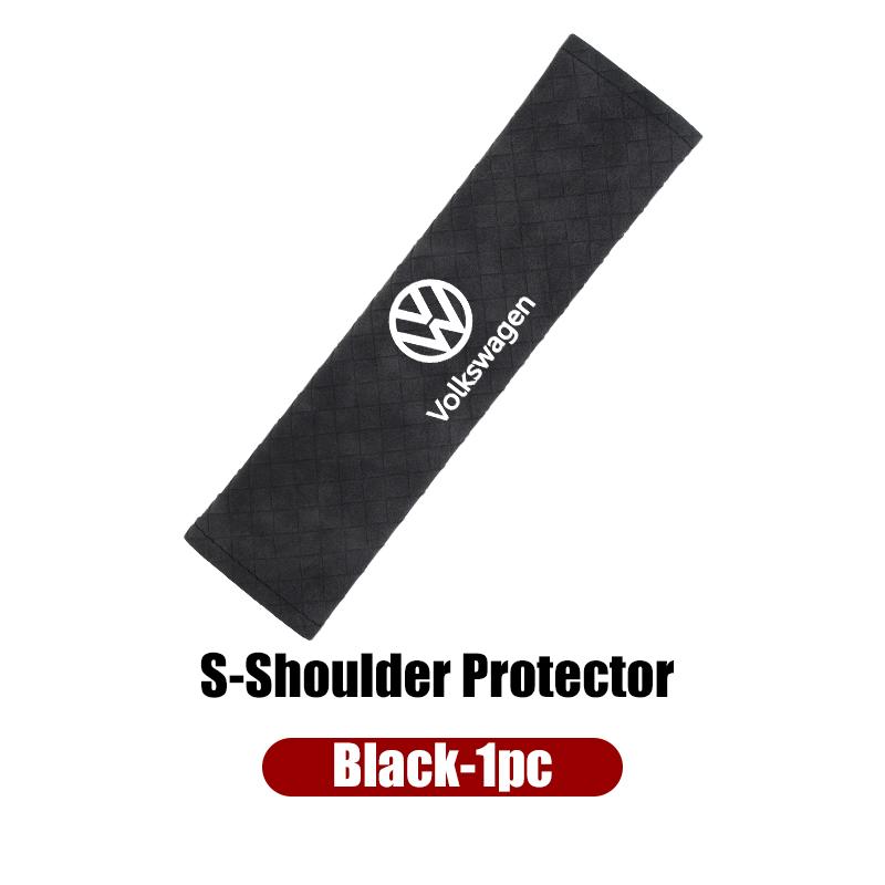 Car Shoulder Pad Safety Belt Protector Cover Strap Mat Accessories For VW Tiguan CC Jetta Polo Golf Passat Scirocco T-ROC Touare Zf9