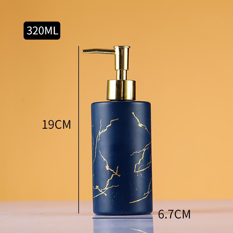 Luxury Glass Pump Bottle for Hand Soap, Shower Gel & Shampoo
