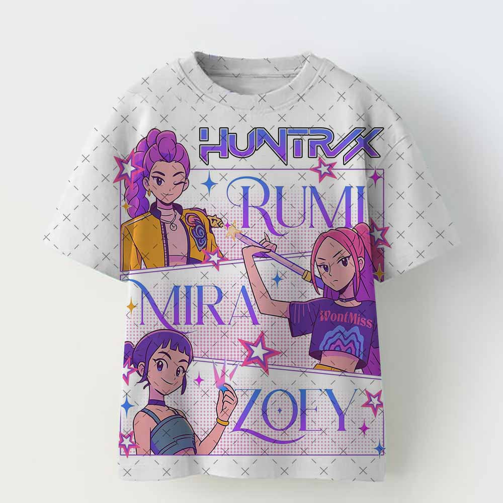 

Kpop Охотники на демонов Детская Взрослая Футболка Хэллоуин 3D Сетка Удобная Спортивная Футболка Мужская И Женская Очень Большая Парная Одежда 110