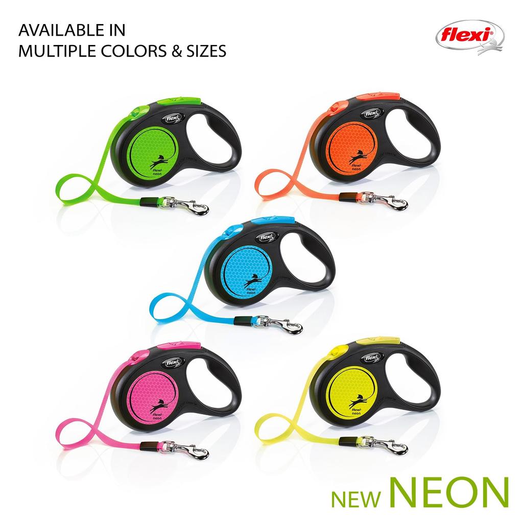 Flexi Einziehbare Leine Neues Neonband Typ S Größe 5m Orange Japanisch [Offizielles Produkt]