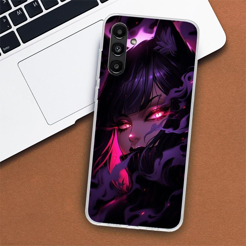 Crazy Gothic Japan Anime Girls Phone Case For Samsung Galaxy A02S A12 A22 A32 A42 A52 A72 A51 A50S A71 A41 A31 A21S A70S A40 A30