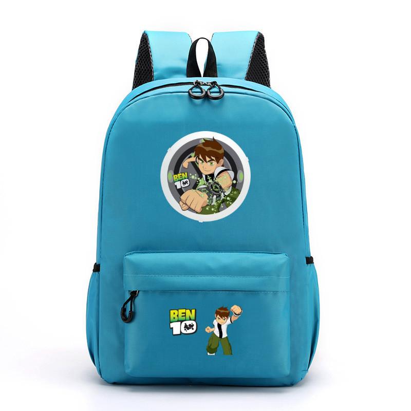 Ben 10 Kids School Backpack With Breathable Lightweight Polyester For Middle School Students
