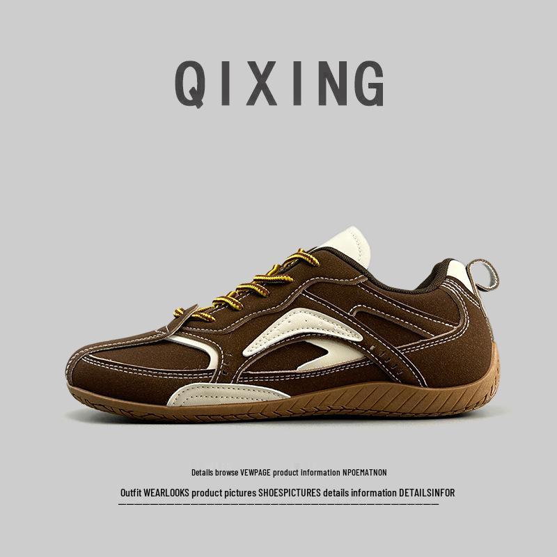Retro European & American Fashion Men's Non-Slip Low-Top Casual Shoes - 'Forrest Gump' Wear-Resistant Sports Flats