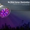 LED Plant Grow Light Bulb E27 Base Grow Light Bulbs Indoor 28W Plants Growing Light Bulb Lamp for